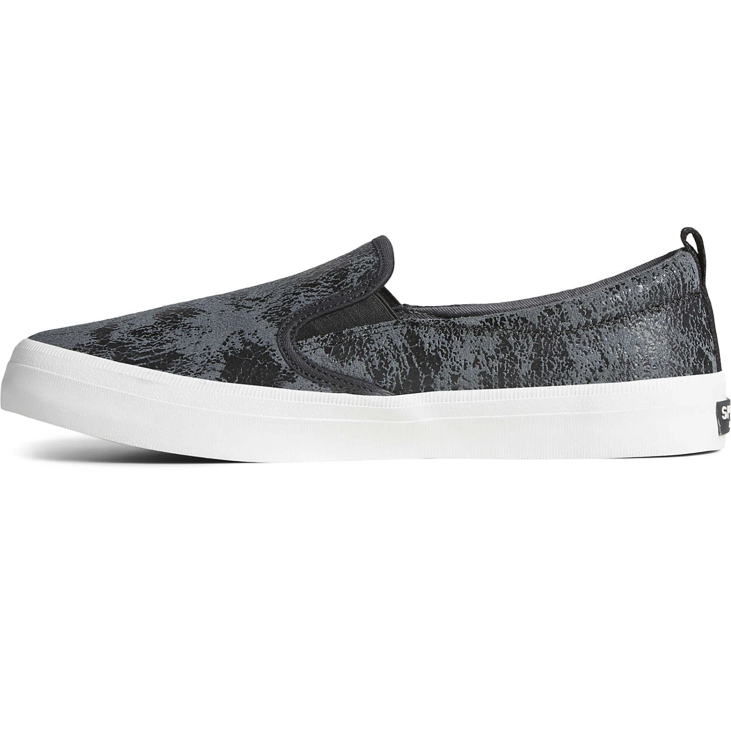 Sperry Top-Sider Women's Crest Twin Gore Metallic Slip On Sneaker Black 6 Sperry Top-Sider Women's Crest Twin Gore Metallic Slip On Sneaker Black - Image 4