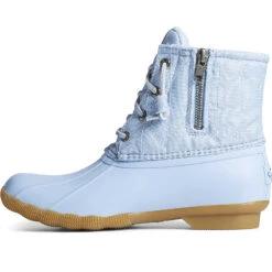 Sperry Top-Sider Women's SeaCycled™ Saltwater Nylon Duck Boot Light Blue -Sperry Top-Sider Sales STS88284 180