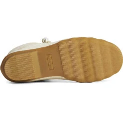 Sperry Top-Sider Women's Saltwater Buffalo Check Duck Boot Ivory -Sperry Top-Sider Sales STS88318 OUT