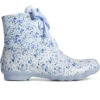 Sperry Top-Sider Women's Saltwater Floral Duck Boot Blue -Sperry Top-Sider Sales STS88360 000