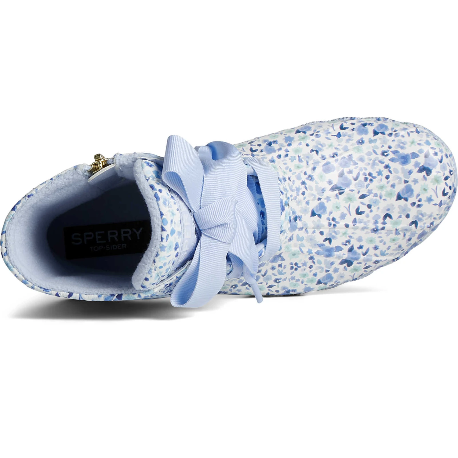 Sperry Top-Sider Women's Saltwater Floral Duck Boot Blue 7 Sperry Top-Sider Women's Saltwater Floral Duck Boot Blue - Image 5