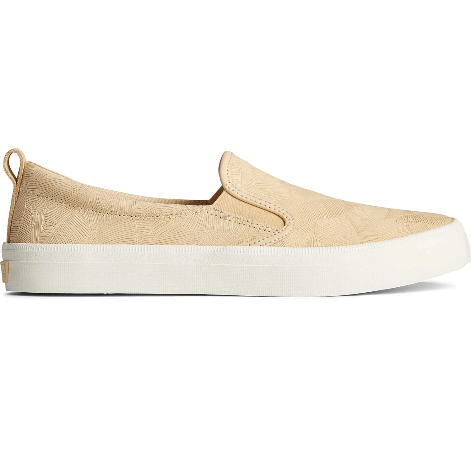 Sperry Top-Sider Women's Crest Leather Palm Embossed Slip On Sneaker Chamomile 3 Sperry Top-Sider Women's Crest Leather Palm Embossed Slip On Sneaker Chamomile