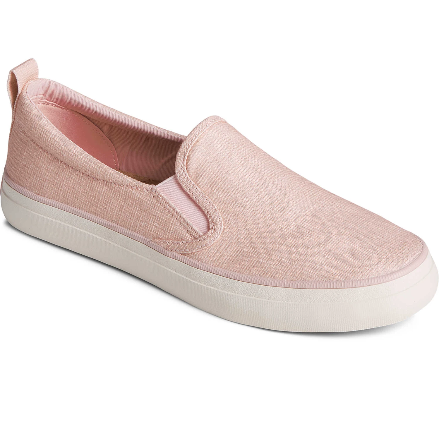 Sperry Top-Sider Women's Crest Twin Gore Shimmer Slip On Sneaker Rose 4 Sperry Top-Sider Women's Crest Twin Gore Shimmer Slip On Sneaker Rose - Image 2