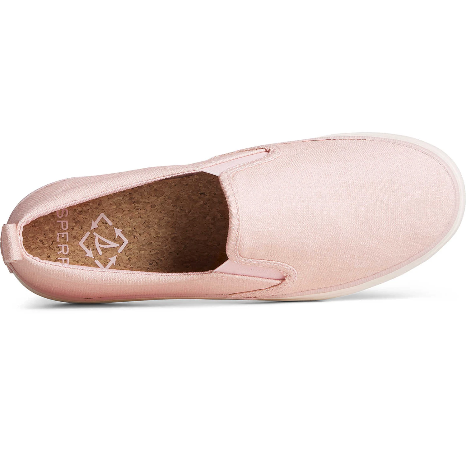 Sperry Top-Sider Women's Crest Twin Gore Shimmer Slip On Sneaker Rose 7 Sperry Top-Sider Women's Crest Twin Gore Shimmer Slip On Sneaker Rose - Image 5