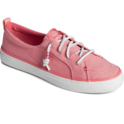 Sperry Top-Sider Women's SeaCycled™ Crest Vibe Beaded Sneaker Flamingo Pink -Sperry Top-Sider Sales STS88469