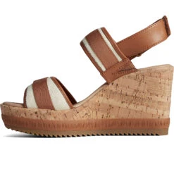 Sperry Top-Sider Women's Kennedy Wedge Tan -Sperry Top-Sider Sales STS88493 180