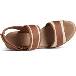 Sperry Top-Sider Women's Kennedy Wedge Tan -Sperry Top-Sider Sales STS88493 TOP