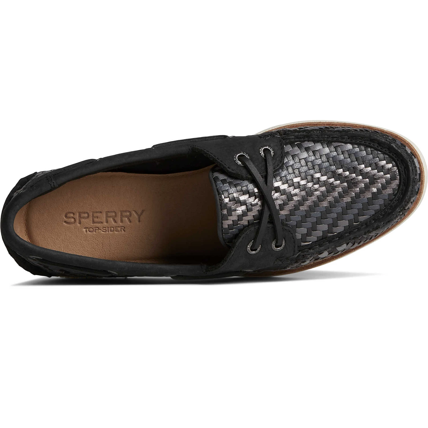 Sperry Top-Sider Women's Authentic Original™ Woven Boat Shoe Black 7 Sperry Top-Sider Women's Authentic Original™ Woven Boat Shoe Black - Image 5