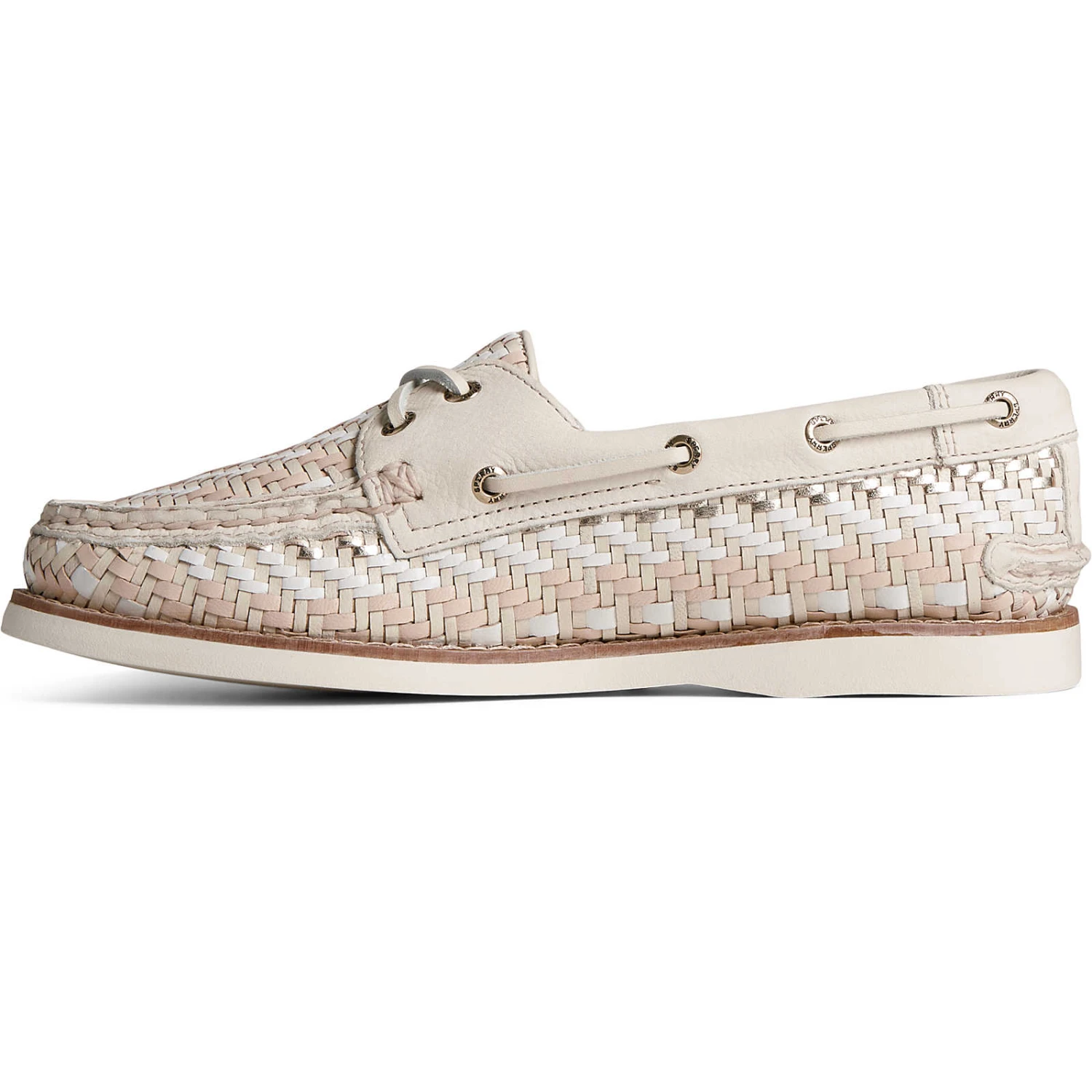 Sperry Top-Sider Women's Authentic Original™ Woven Boat Shoe White 7 Sperry Top-Sider Women's Authentic Original™ Woven Boat Shoe White - Image 5