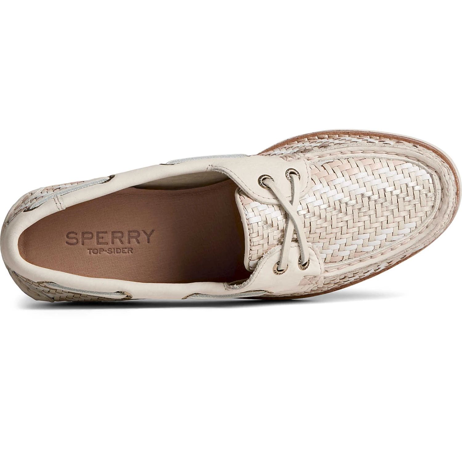 Sperry Top-Sider Women's Authentic Original™ Woven Boat Shoe White 8 Sperry Top-Sider Women's Authentic Original™ Woven Boat Shoe White - Image 6