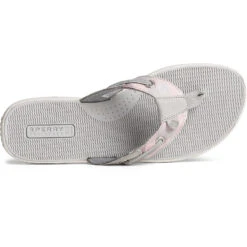 Sperry Top-Sider Women's Seafish Gingham Sandal Grey -Sperry Top-Sider Sales STS88587 TOP