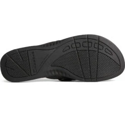 Sperry Top-Sider Women's Seafish Sparkle Flip Flop Black -Sperry Top-Sider Sales STS88589 OUT