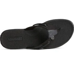 Sperry Top-Sider Women's Seafish Sparkle Flip Flop Black -Sperry Top-Sider Sales STS88589 TOP