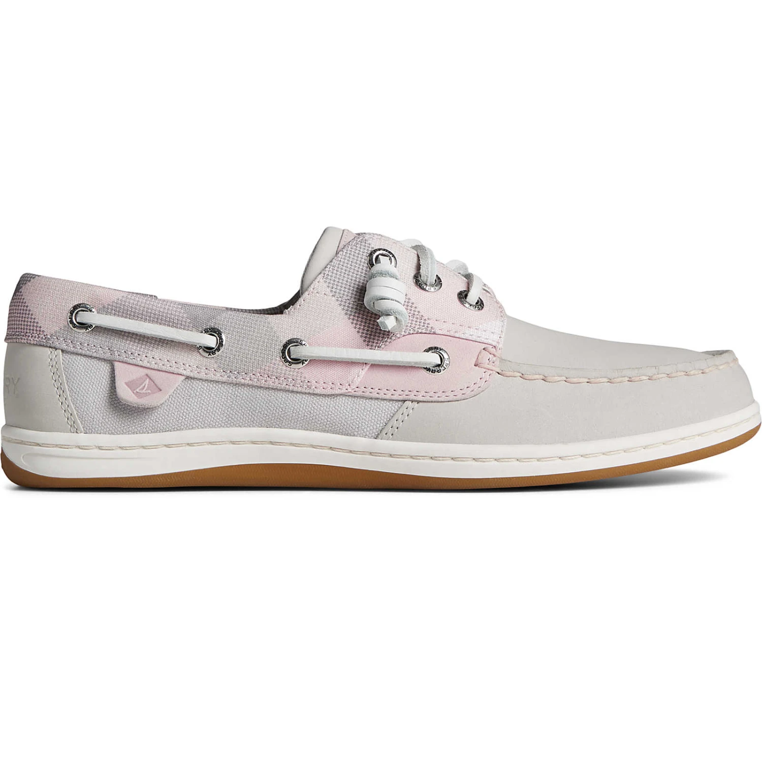 Sperry Top-Sider Women's Songfish Gingham Boat Shoe Grey 3 Sperry Top-Sider Women's Songfish Gingham Boat Shoe Grey