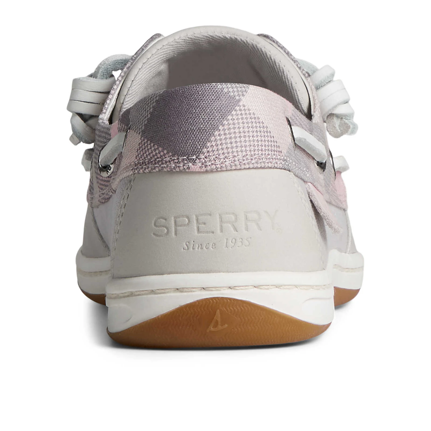 Sperry Top-Sider Women's Songfish Gingham Boat Shoe Grey 5 Sperry Top-Sider Women's Songfish Gingham Boat Shoe Grey - Image 3
