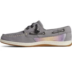 Sperry Top-Sider Women's Songfish Shimmer Boat Shoe Grey Multi -Sperry Top-Sider Sales STS88612 180