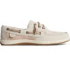 Sperry Top-Sider Women's Songfish Shimmer Boat Shoe Off White -Sperry Top-Sider Sales STS88613 000