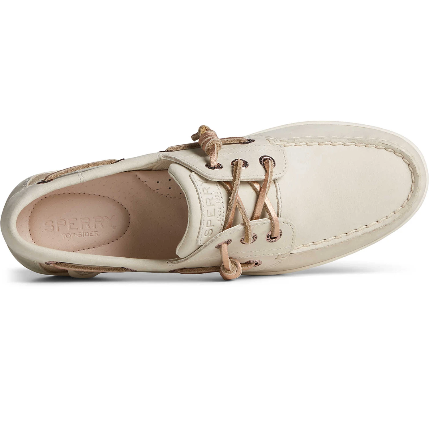 Sperry Top-Sider Women's Songfish Shimmer Boat Shoe Off White 7 Sperry Top-Sider Women's Songfish Shimmer Boat Shoe Off White - Image 5