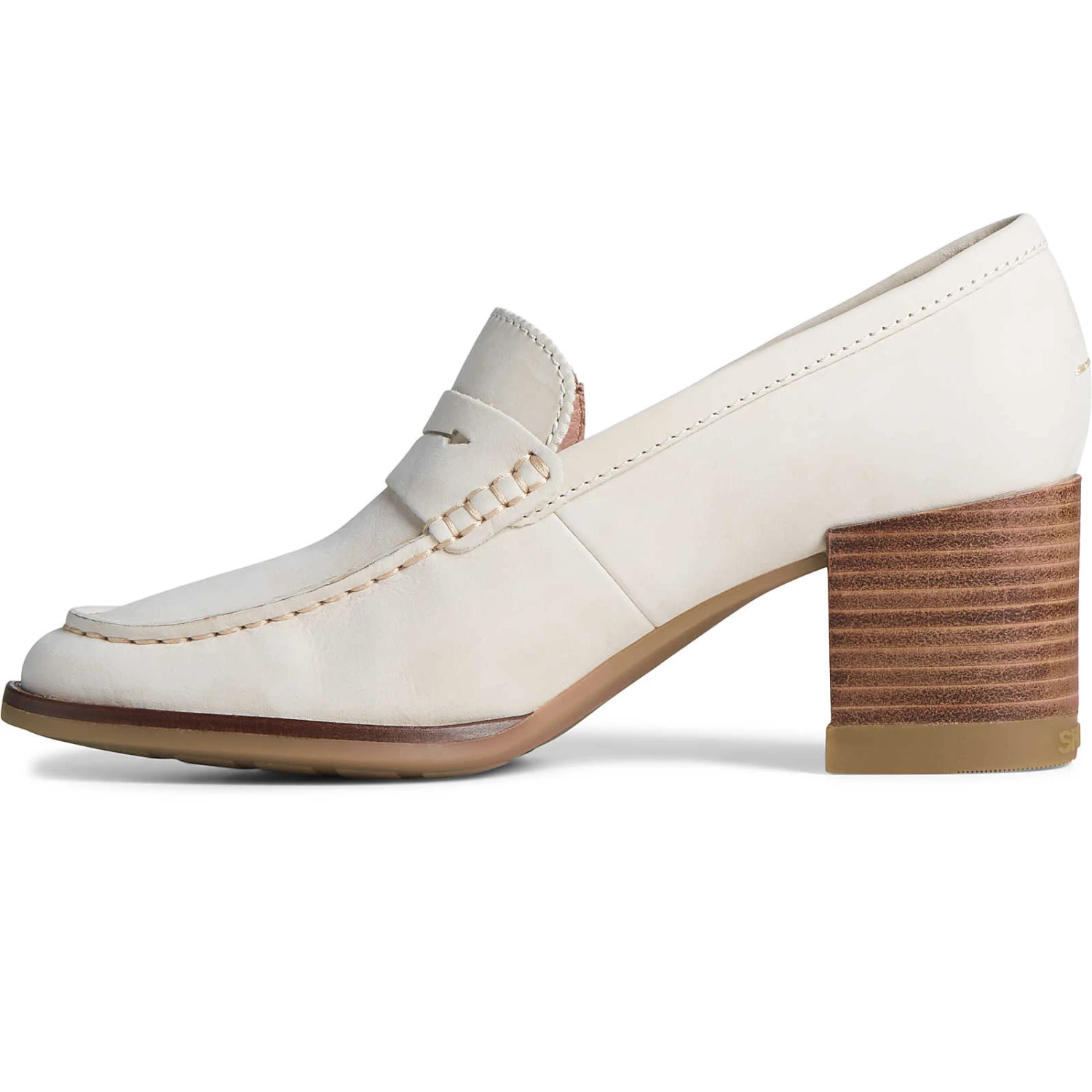 Sperry Top-Sider Women's Seaport Penny Heel Loafer Ivory 6 Sperry Top-Sider Women's Seaport Penny Heel Loafer Ivory - Image 4