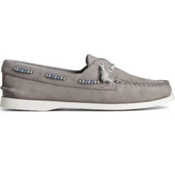 Sperry Top-Sider Women's Authentic Original™ Leather Beaded Boat Shoe Grey