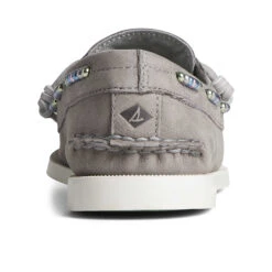 Sperry Top-Sider Women's Authentic Original™ Leather Beaded Boat Shoe Grey -Sperry Top-Sider Sales STS88652 90