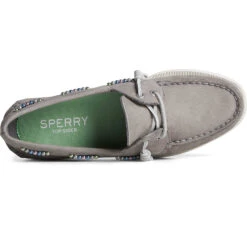 Sperry Top-Sider Women's Authentic Original™ Leather Beaded Boat Shoe Grey -Sperry Top-Sider Sales STS88652 TOP