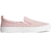 Sperry Top-Sider Women's Crest Twin Gore Perforated Leather Slip On Sneaker Blush