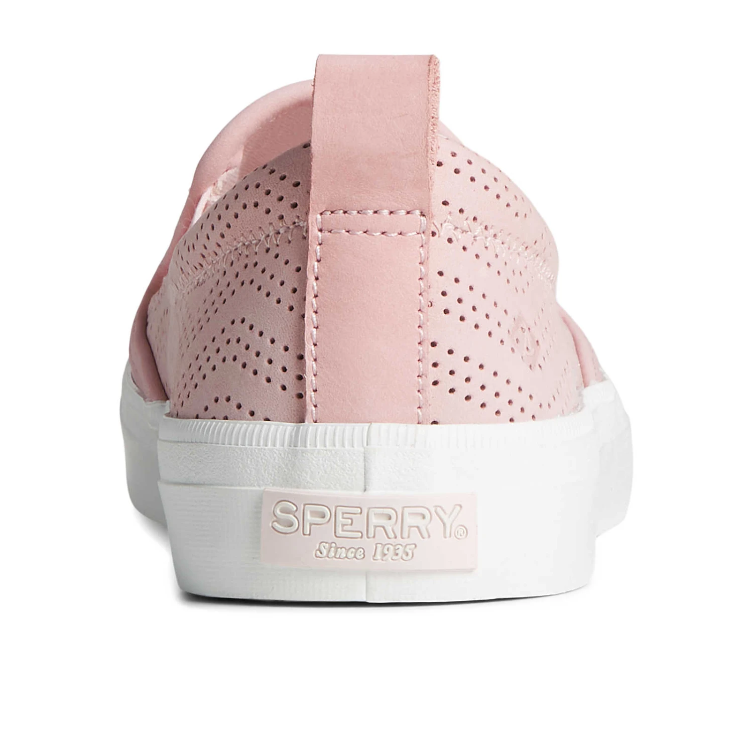 Sperry Top-Sider Women's Crest Twin Gore Perforated Leather Slip On Sneaker Blush 5 Sperry Top-Sider Women's Crest Twin Gore Perforated Leather Slip On Sneaker Blush - Image 3