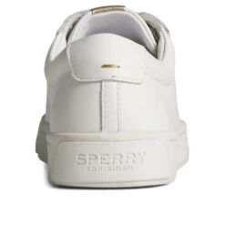 Sperry Top-Sider Women's Anchor Leather Sneaker White -Sperry Top-Sider Sales STS88674 90