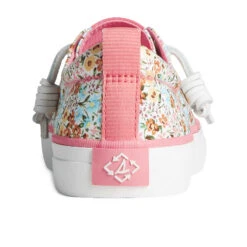 Sperry Top-Sider Women's Crest Vibe Floral Sneaker Peach -Sperry Top-Sider Sales STS88679 90