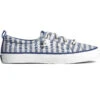 Sperry Top-Sider Women's SeaCycled™ Crest Vibe Striped Textile Sneaker Navy -Sperry Top-Sider Sales STS88682 000