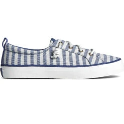 Sperry Top-Sider Women's SeaCycled™ Crest Vibe Striped Textile Sneaker Navy