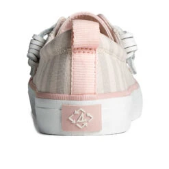 Sperry Top-Sider Women's SeaCycled™ Crest Vibe Striped Textile Sneaker Grey -Sperry Top-Sider Sales STS88684 90