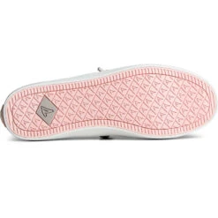 Sperry Top-Sider Women's SeaCycled™ Crest Vibe Striped Textile Sneaker Grey -Sperry Top-Sider Sales STS88684 OUT