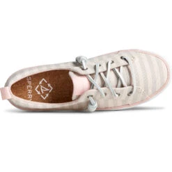 Sperry Top-Sider Women's SeaCycled™ Crest Vibe Striped Textile Sneaker Grey -Sperry Top-Sider Sales STS88684 TOP