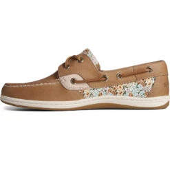 Sperry Top-Sider Women's Koifish Floral Boat Shoe Tan -Sperry Top-Sider Sales STS88691 180