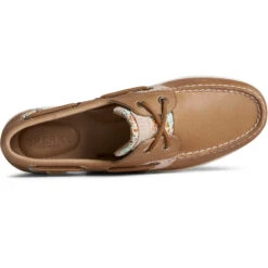 Sperry Top-Sider Women's Koifish Floral Boat Shoe Tan -Sperry Top-Sider Sales STS88691 TOP