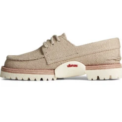 Sperry Top-Sider Women's Sperry X Malbon Authentic Original™ 3-Eye Hemp Boat Shoe Hemp Tan -Sperry Top-Sider Sales STS88695 180