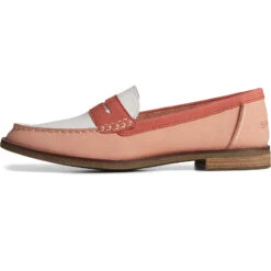 Sperry Top-Sider Women's Seaport Tri-Tone Penny Loafer Pink -Sperry Top-Sider Sales STS88698 180