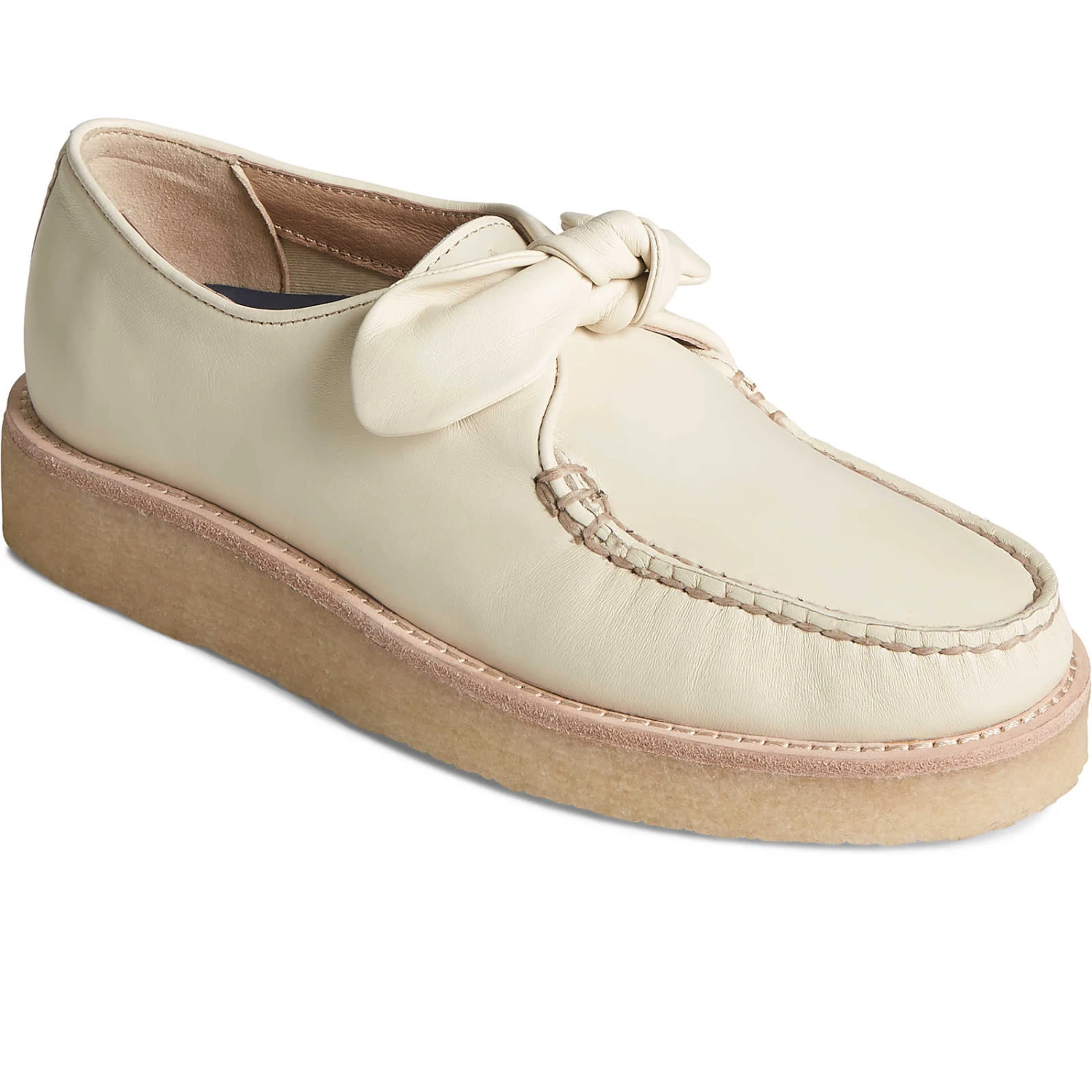 Sperry Top-Sider Women's Captain's Crepe Bow Oxford Ivory 4 Sperry Top-Sider Women's Captain's Crepe Bow Oxford Ivory - Image 2