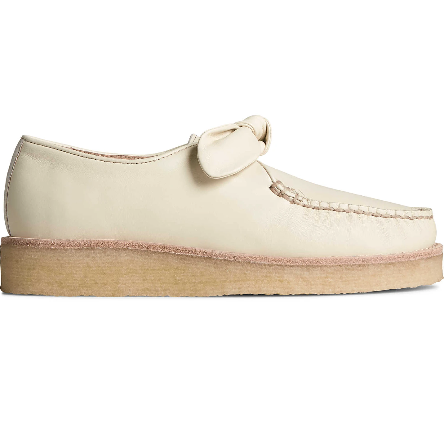 Sperry Top-Sider Women's Captain's Crepe Bow Oxford Ivory 3 Sperry Top-Sider Women's Captain's Crepe Bow Oxford Ivory