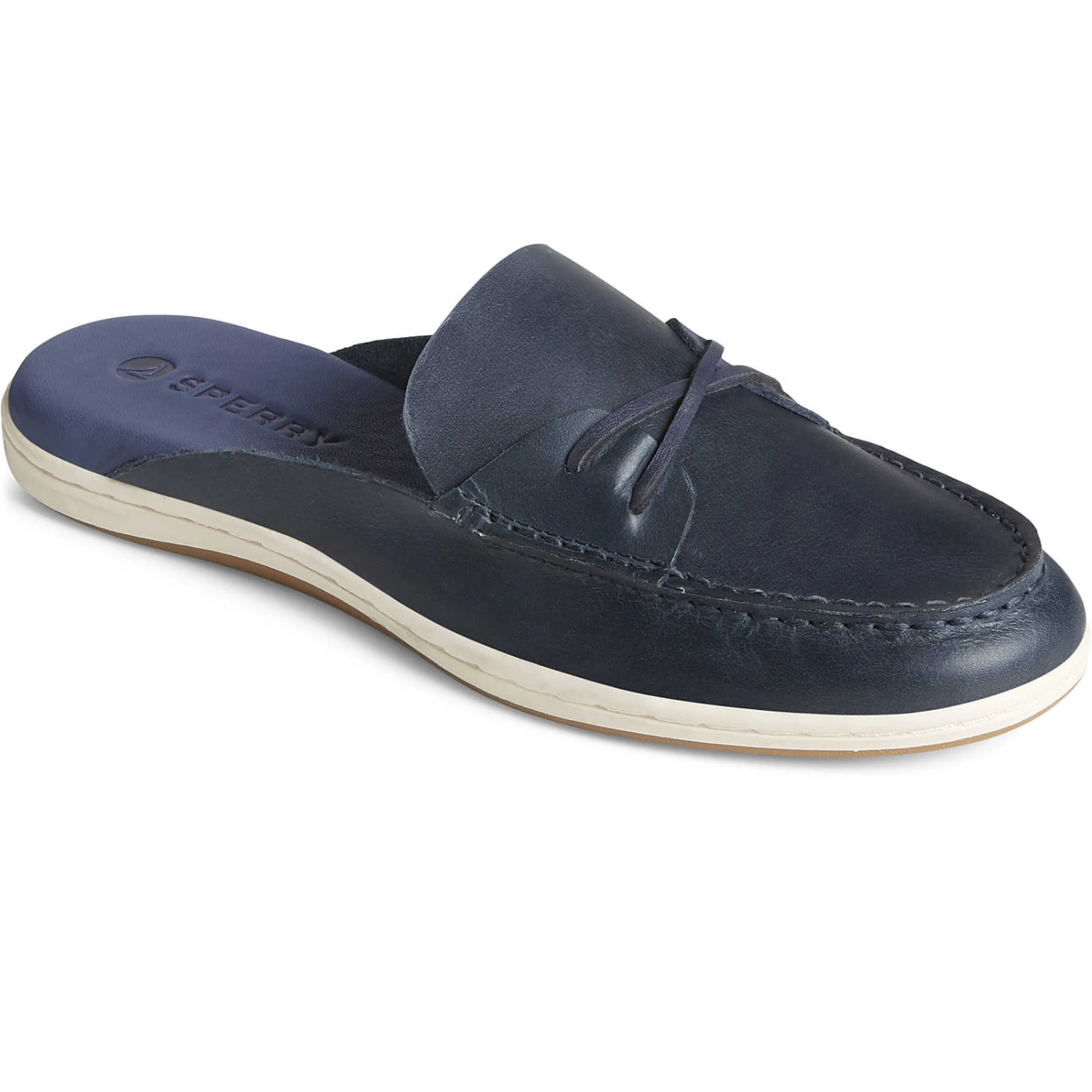 Sperry Top-Sider Women's Mulefish Leather Boat Shoe Navy 4 Sperry Top-Sider Women's Mulefish Leather Boat Shoe Navy - Image 2