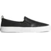 Sperry Top-Sider Women's Crest Twin Gore Perforated Leather Slip On Sneaker Black -Sperry Top-Sider Sales STS88722 000