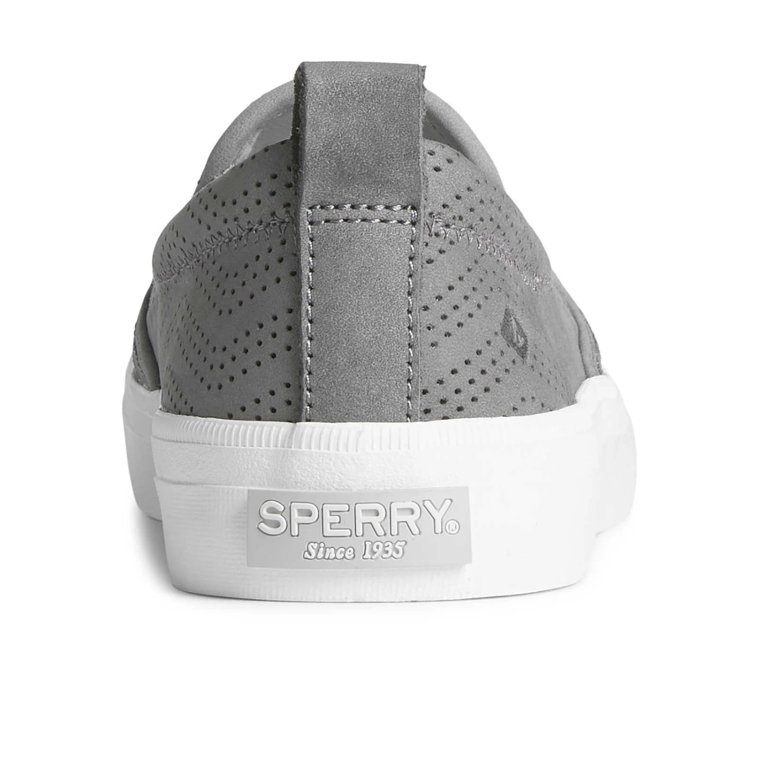Sperry Top-Sider Women's Crest Twin Gore Perforated Leather Slip On Sneaker Grey 6 Sperry Top-Sider Women's Crest Twin Gore Perforated Leather Slip On Sneaker Grey - Image 4