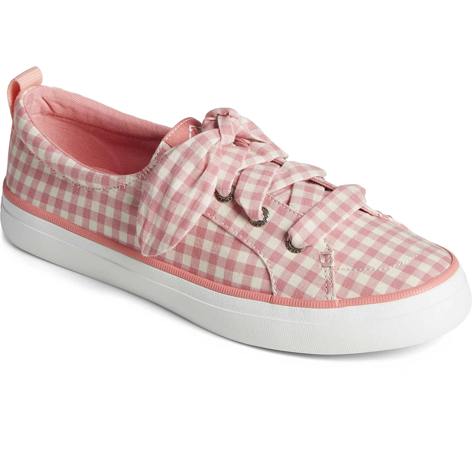 Sperry Top-Sider Women's Crest Vibe Gingham Sneaker Pink 4 Sperry Top-Sider Women's Crest Vibe Gingham Sneaker Pink - Image 2
