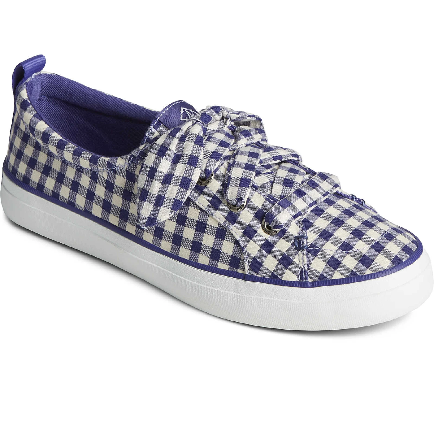 Sperry Top-Sider Women's Crest Vibe Gingham Sneaker Blue 4 Sperry Top-Sider Women's Crest Vibe Gingham Sneaker Blue - Image 2