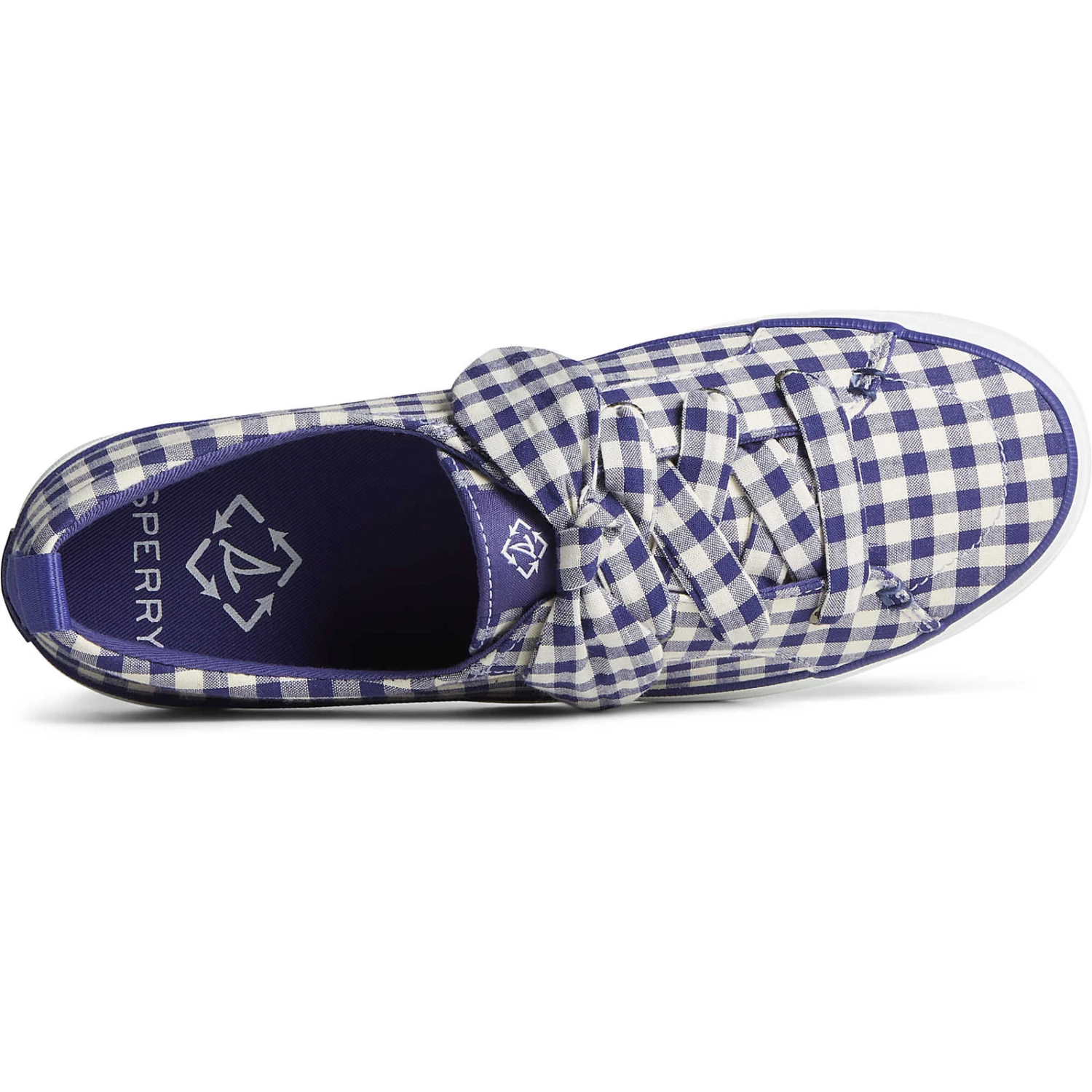 Sperry Top-Sider Women's Crest Vibe Gingham Sneaker Blue 7 Sperry Top-Sider Women's Crest Vibe Gingham Sneaker Blue - Image 5