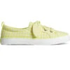 Sperry Top-Sider Women's Crest Vibe Gingham Sneaker Lime -Sperry Top-Sider Sales STS88728 000