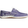 Sperry Top-Sider Women's Koifish Gingham Boat Shoe Purple -Sperry Top-Sider Sales STS88729 000