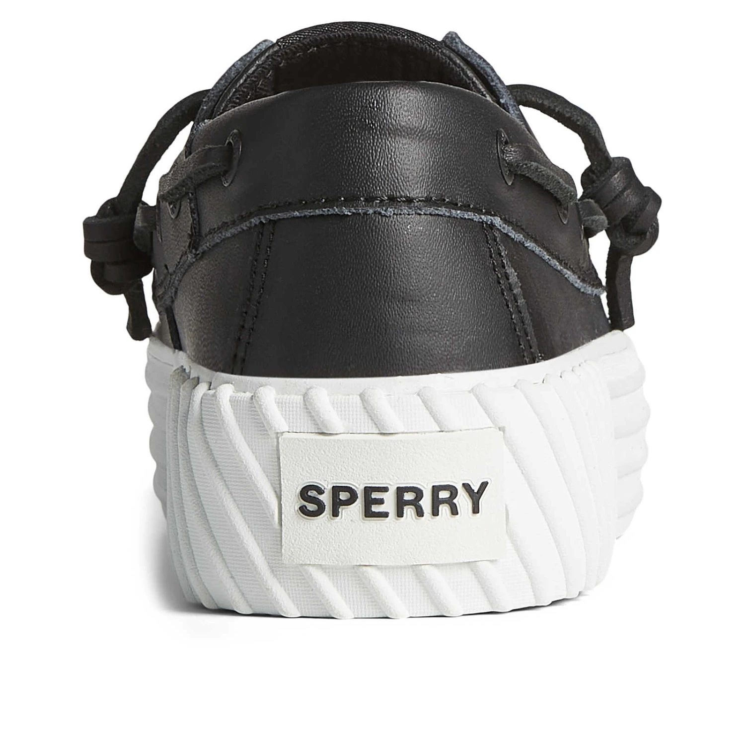 Sperry Top-Sider Women's Bahama 2.0 Leather Platform Sneaker Black 5 Sperry Top-Sider Women's Bahama 2.0 Leather Platform Sneaker Black - Image 3